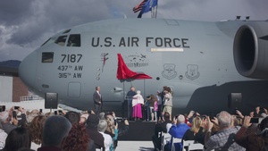 C-17 Dedication Ceremony "The Spirit of the Candy Bomber"