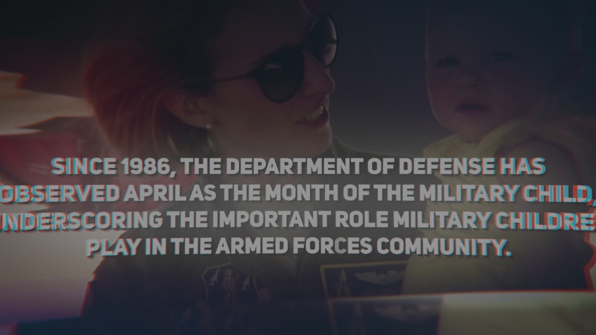 Since 1986, the Department of Defense has observed April as the Month of the Military Child, underscoring the important role military children play in the armed forces community.