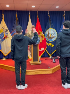 Oath of Enlistment to New York National Guard
