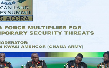 African Land Forces Summit 2025 holds plenary session on technology as a force multiplier for combating contemporary threats
