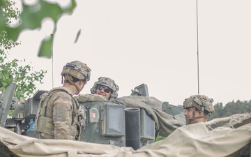 5-7th Cavalry Regiment Fields XM12A7 AMPV During Combined Resolve 25-2