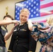 Capt. April McCroskey is promoted to the rank of major at Joint Force Headquarters